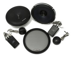 Juego de Parlantes Componente Alpine X-S65C 6" 2 Vias 120w Reales