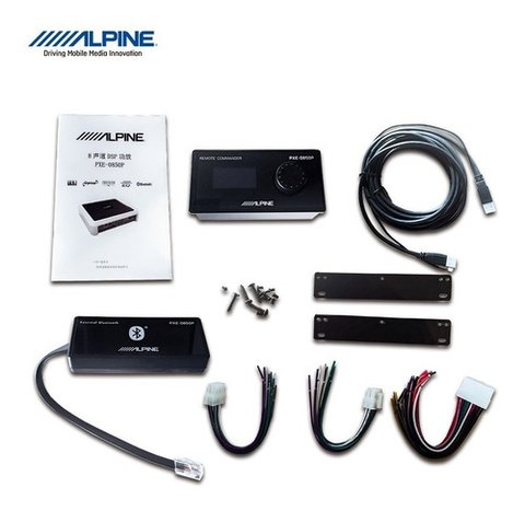DSP Procesador Digital De Sonido Alpine Pxe-0850s comando por Bluetooth