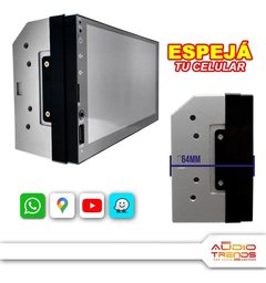 Stereo Multimedia 7" T3 Doble Din con Mirror Link para Android y iPhone - USB y Bluetooth - Audio Trends