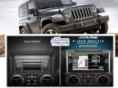 Stereo Multimedia Alpine X209-WRA-JK Original Jeep Wrangler con GPS Apple CarPlay Android Auto - comprar online