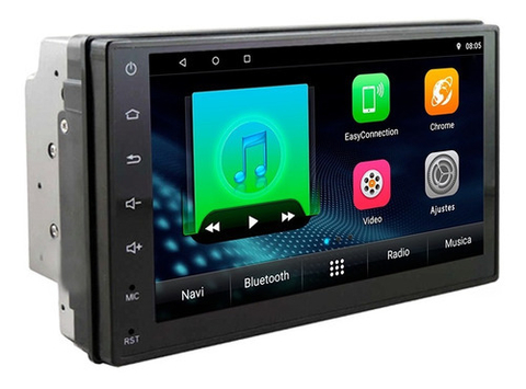 Stereo Multimedia 7" para Toyota Corolla / Hilux / SW4 / Etios con GPS - WiFi - Mirror Link para Android/Iphone