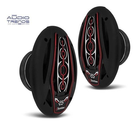 Juego de Parlantes Bomber Bicho Papao 6x9" 5 Vias 175w Reales