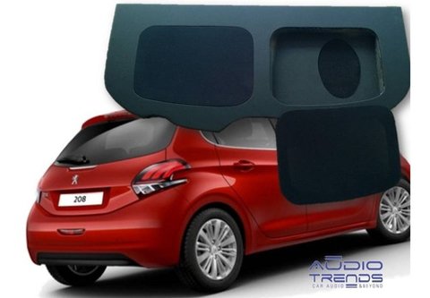 Luneta Acustica Peugeot 208 para 6x9 Madera