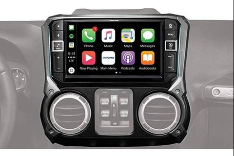 Stereo Multimedia Alpine X209-WRA-JK Original Jeep Wrangler con GPS Apple CarPlay Android Auto