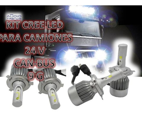 Cree Led Kit Camiones 24v H4 Bi Can-bus 16.000 Lumenes 36w