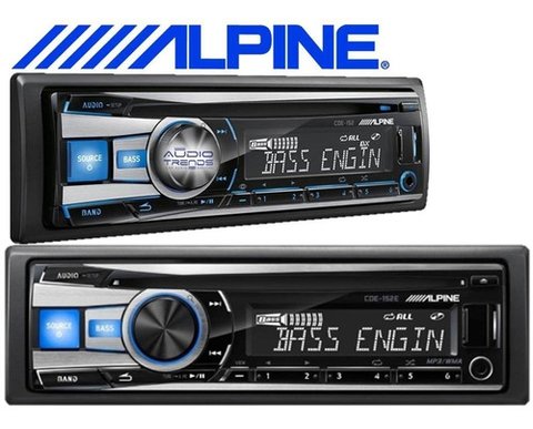 Combo Alpine Stereo con USB + 4 Parlantes