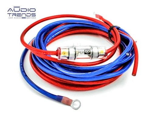 Kit De Cables Instalacion Potencia Hasta 2000w Blauline K100
