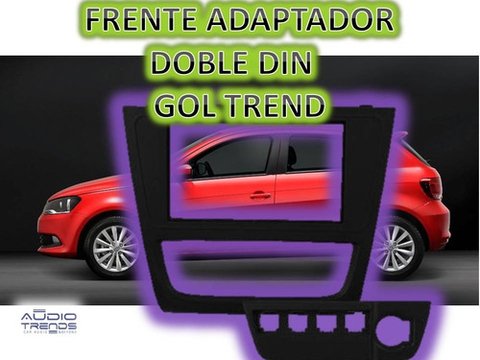 Marco Adaptador Gol Trend Saveiro Voyage G6 Doble Din Negro