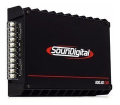 Potencia Soundigital Sd800.4 900w Rms Nano Digital 4 Canales - comprar online