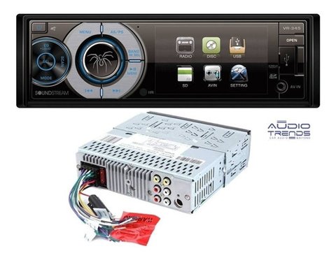 Stereo DVD SoundStream VR-345B con USB - SD - Bluetooth