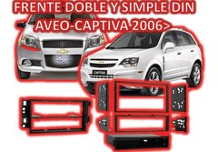Marco Adaptador Frente Estereo Chevrolet Aveo Captiva 2 Din - Audio Trends