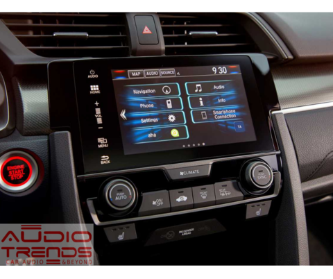 Stereo Multimedia 9" para Honda Civic 2016 al 2019 con GPS - WiFi - Mirror Link para Android/Iphone