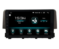 Stereo Multimedia 9" para Honda Civic 2016 al 2019 con GPS - WiFi - Mirror Link para Android/Iphone