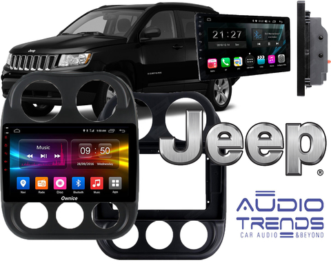Stereo Multimedia 10" Jeep Patriot / Compass 2010-2015 con GPS - WiFi - Mirror Link para Android/Iphone