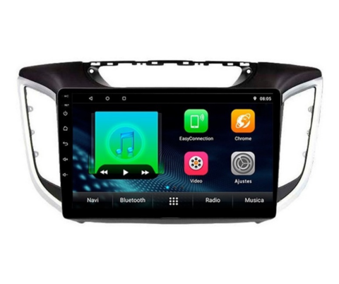 Stereo Multimedia 10" Hyundai Creta 2016 al 2019 con GPS - WiFi - Mirror Link para Android/Iphone
