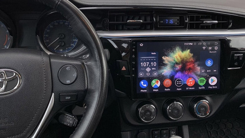 Stereo Multimedia 10" para Toyota Corolla 2014 al 2016 con GPS - WiFi - Mirror Link para Android/Iphone
