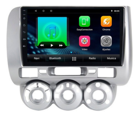 Stereo Multimedia 9" para Honda Fit 2003 al 2007 con GPS - WiFi - Mirror Link para Android/Iphone