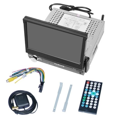 Stereo Multimedia Indash 7" Retractil Motorizado con GPS - WiFi - Mirror Link para Android/Iphone