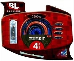 Kit De Cables K-009 Blauline / Magixson de 4 Gauge para Potencia 2500w