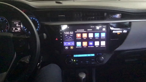 Stereo Multimedia 10" para Toyota Corolla 2014 al 2016 con GPS - WiFi - Mirror Link para Android/Iphone