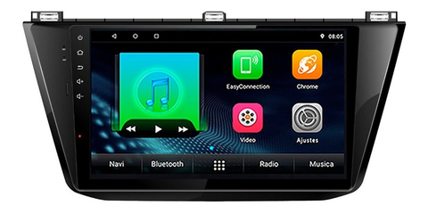 Stereo Multimedia 9" para VW Tiguan Allspace 2017-2019 con GPS - WiFi - Mirror Link para Android/Iphone