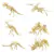 Rompecabezas de dinosaurio de madera 3D