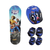 SET DE SKATE LIGA DE LA JUSTICIA 60X15 CM