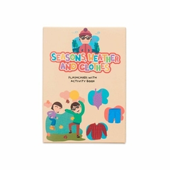 SEASONS, WEATHER AND CLOTHES - FLASHCARDS WITH ACTIVITY BOOK