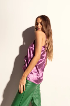 MUSCULOSA BASIC CON STRASS - tienda online