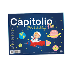 BLOCK DIBUJO ESCOLAR CAPITOLIO FLUO - comprar online