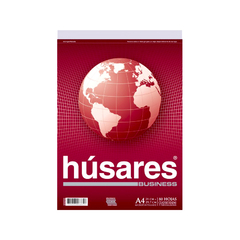 BLOCK HUSARES BUSINESS A4 CUADRICULADO