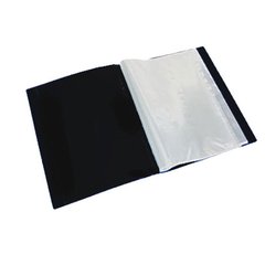 CARPETA PLASTICA CON FOLIOS NEGRO - comprar online