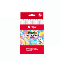 MARCADOR FILGO PINTO CONIC PASTEL X 10