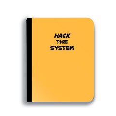 CUADERNO FERA 20 X 25 TAPA BLANDA CUADRICULADO - HACK THE SYSTEM