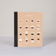 CUADERNO FERA 20 X 25 TAPA BLANDA CUADRICULADO - CAFE