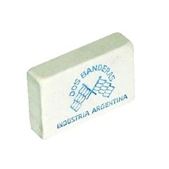 GOMA DE BORRAR CAUCHO 2 BANDERAS LAPIZ