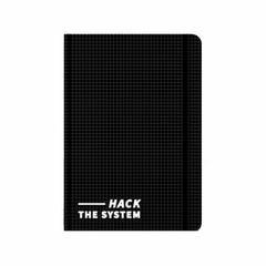 CUADERNO FERA COSIDO 14 X 20 -HACK THE SYSTEM