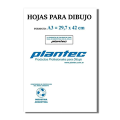 HOJAS PARA DIBUJO PLANTEC A3 X 106GR