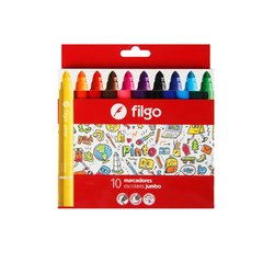 MARCADOR ESCOLAR FILGO JUMBO X 10