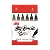 MARCADOR TRABI BIG BRUSH GRISES X 6
