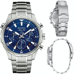Reloj Hombre Bulova 96B256 Marine Star Chronograph, Agente Oficial Argentina - comprar online
