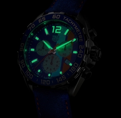 Reloj Hombre Tag Heuer Formula 1 Gulf Limited Edition Chronograph CAZ101N.FC8243 Agente Oficial Argentina - Miller Joyeros
