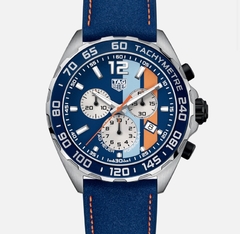 Reloj Hombre Tag Heuer Formula 1 Gulf Limited Edition Chronograph CAZ101N.FC8243 Agente Oficial Argentina