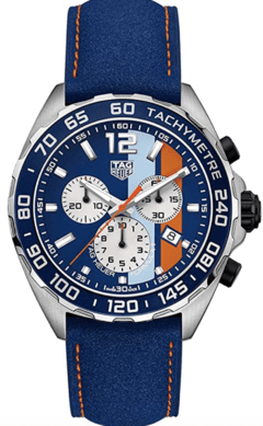 Reloj Hombre Tag Heuer Formula 1 Gulf Limited Edition Chronograph CAZ101N.FC8243 Agente Oficial Argentina