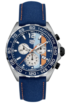 Reloj Hombre Tag Heuer Formula 1 Gulf Limited Edition Chronograph CAZ101N.FC8243 Agente Oficial Argentina