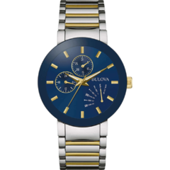 Reloj Hombre Bulova 98C123 Futuro Negro, Agente Oficial Argentina