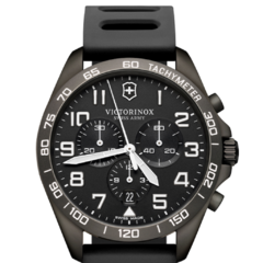 VICTORINOX FieldForce Sport Black Rubber Chronograph 241926 - comprar online