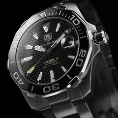 Reloj Hombre Tag Heuer Aquaracer Calibre 5 WAY211A.BA0928 Agente Oficial Argentina PRECIO PUBLICADO EN 12 Cuotas!! - tienda online