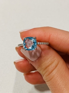 Anillo oro 18 kltes engarsado con grifas y engarsado a mano en internet
