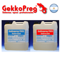 SISTEMA EPOXI DE LAMINACIÓN PROFESIONAL GEKKOPREG F965 PARA TABLAS DE SURF